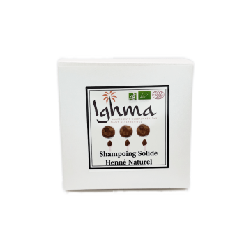 Shampoing Solide Henné Naturel 150 gr - ighma