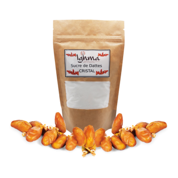 Sucre de dattes cristallisé 250 g - ighma