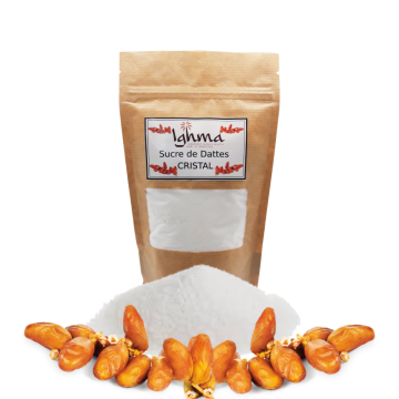 Sucre de dattes cristallisé 250 g - ighma