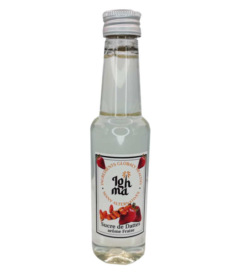 Sucre de Dattes arôme Fraise - 250 ml ighma