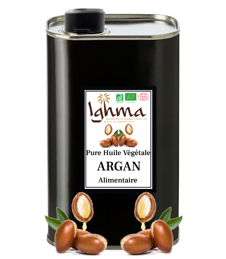 Huile d'Argan Biologique Bidon 500 ml ighma