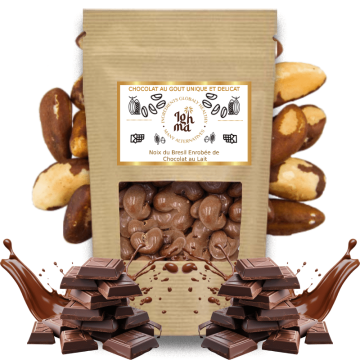 Noix du Brésil enrobée Chocolat au Lait FRUITS SECS ighma