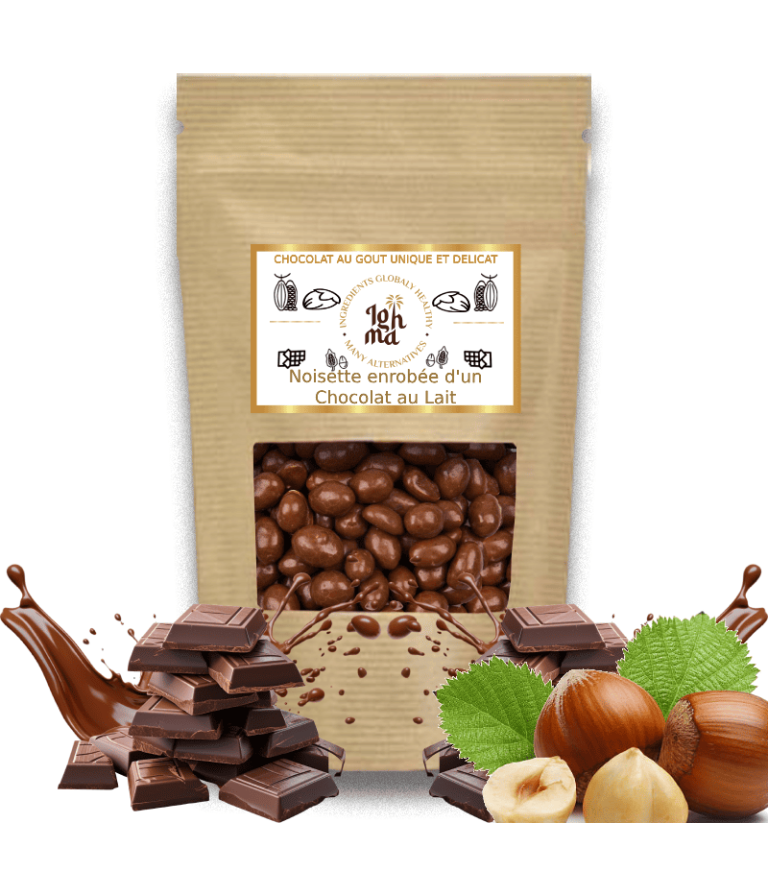 Noisette enrobée Chocolat au Lait FRUITS SECS ighma