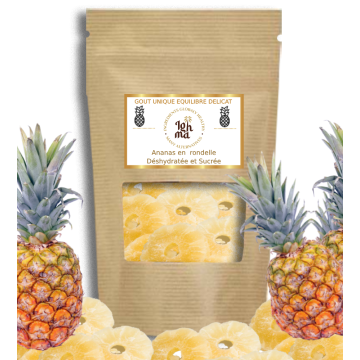 Ananas en rondelles Fruits déshydratés Sucrées ighma