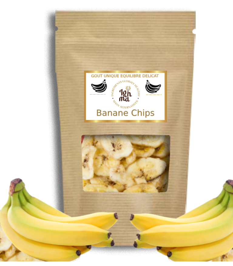 Banane Chips Fruit déshydraté ighma