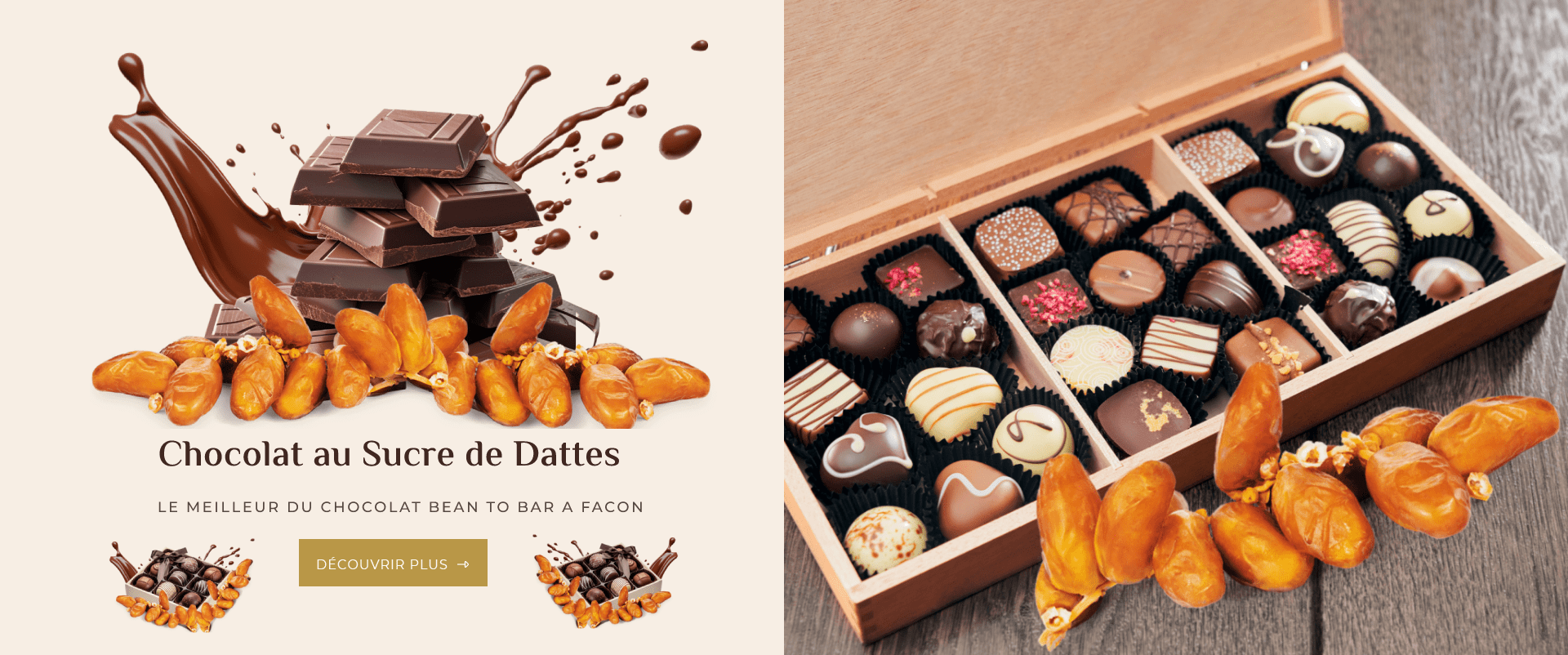 2 Chocolat Bean to Bar au Sucre de Dattes